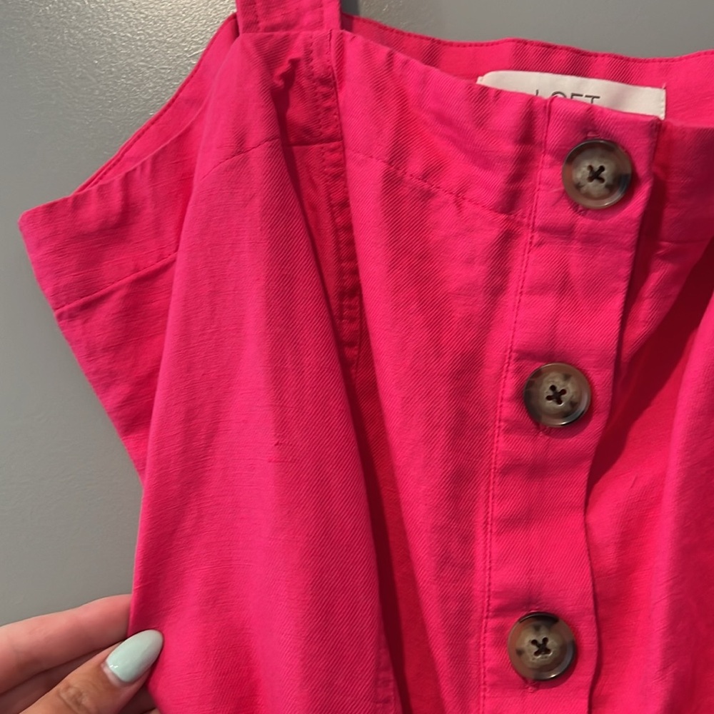 Pink button down dress - Picture 3 of 5